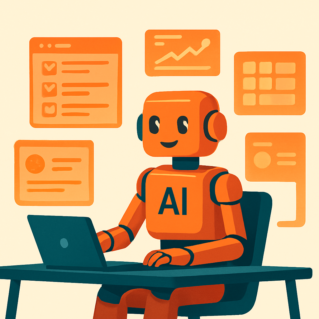 Alf working across multiple software tasks
